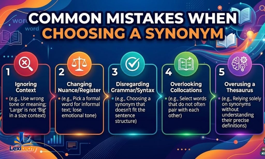 Common Mistakes When Choosing a Synonym