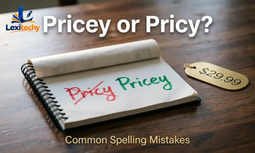 Common Mistakes with Pricey or Pricy