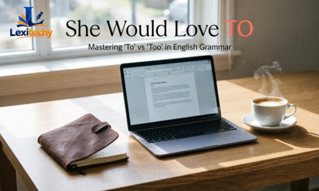 She would love to or too