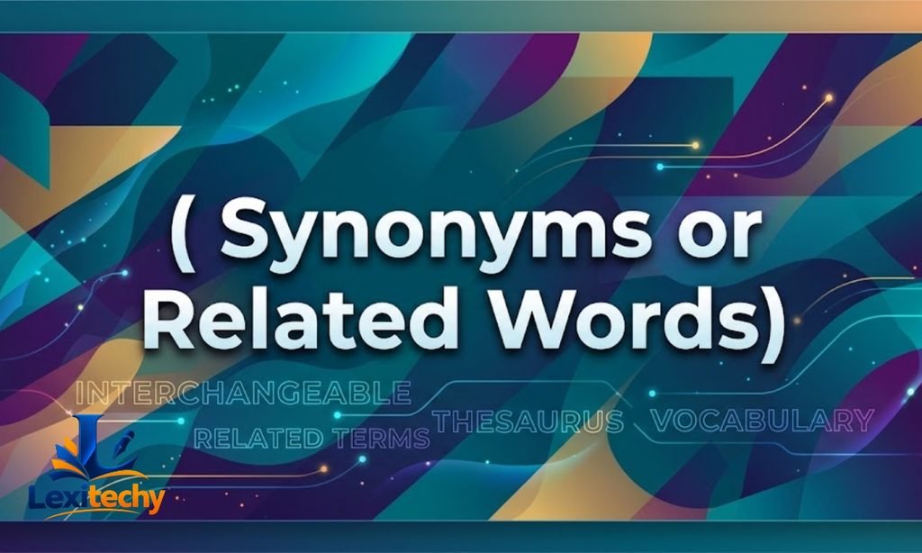 Synonyms or Related Words