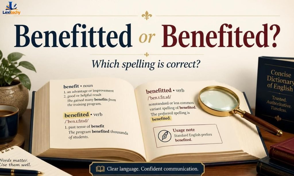 Benefitted or Benefited Oxford Dictionary