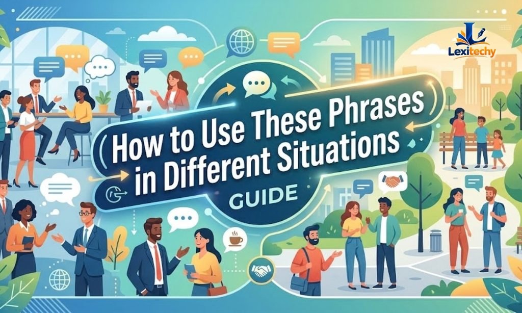 How to Use These Phrases in Different Situations