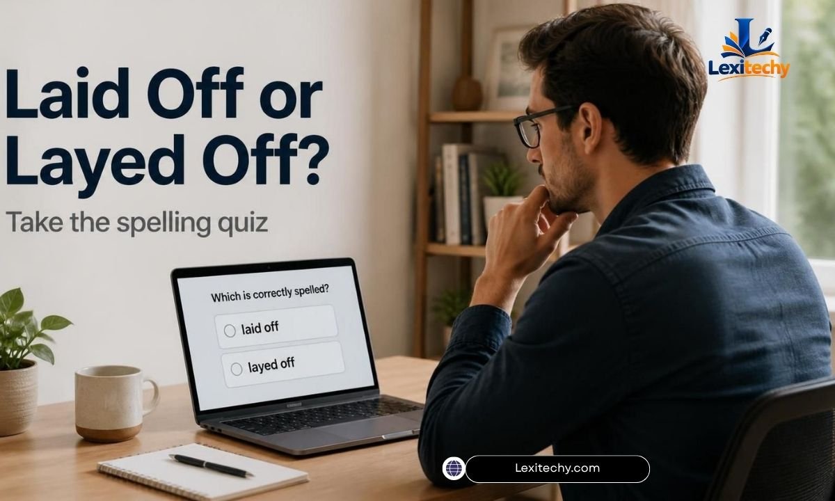 Laid off or layed off quiz