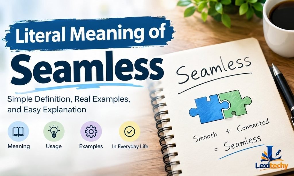 Literal Meaning of Seamless