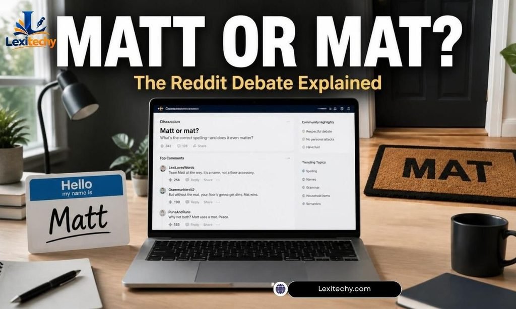 Matt or mat reddit