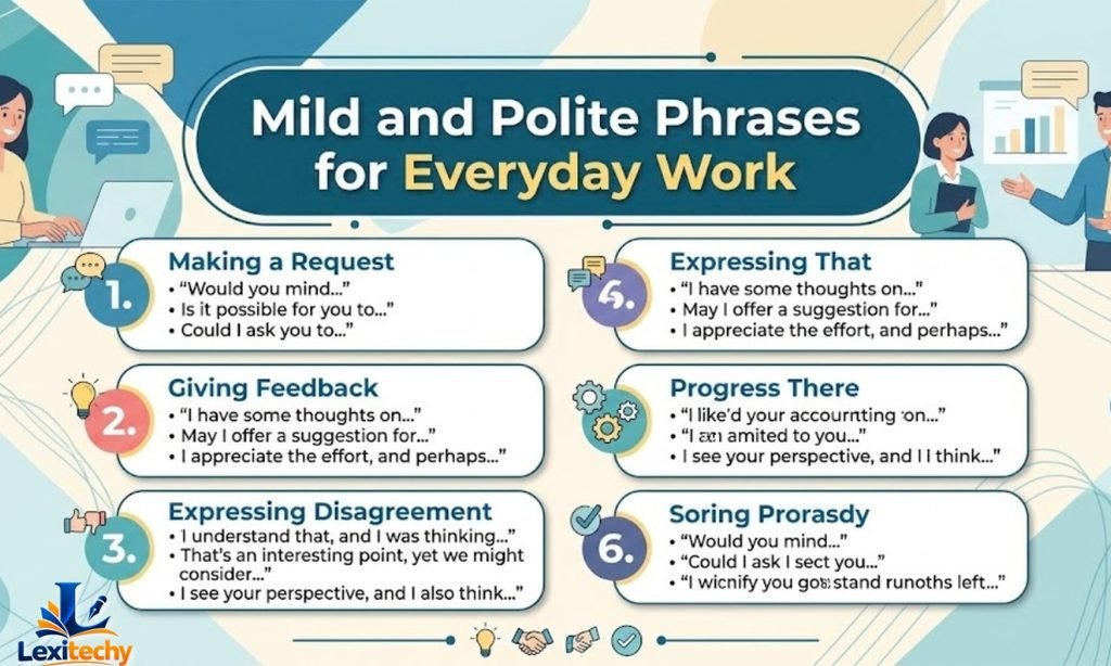Mild and Polite Phrases for Everyday Work