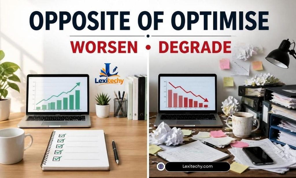 Optimise opposite word