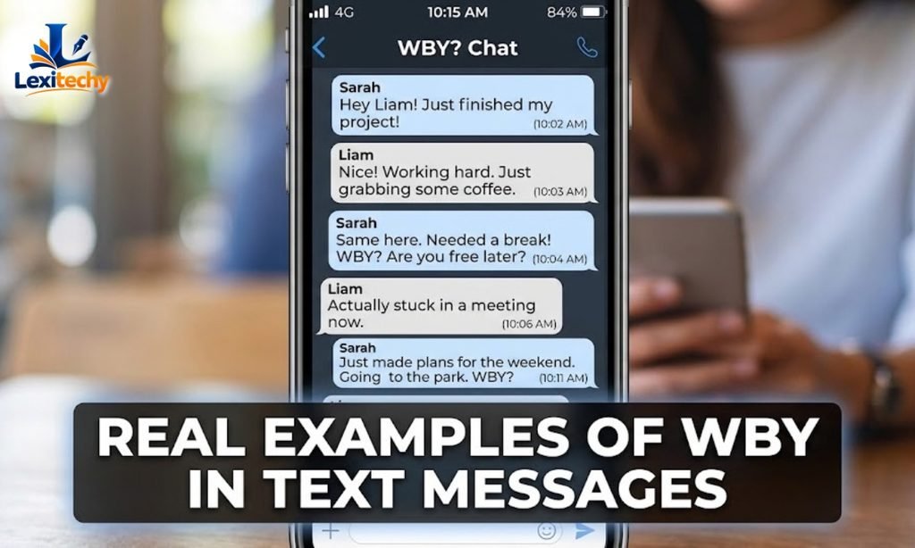 Real Examples of WBY in Text Messages