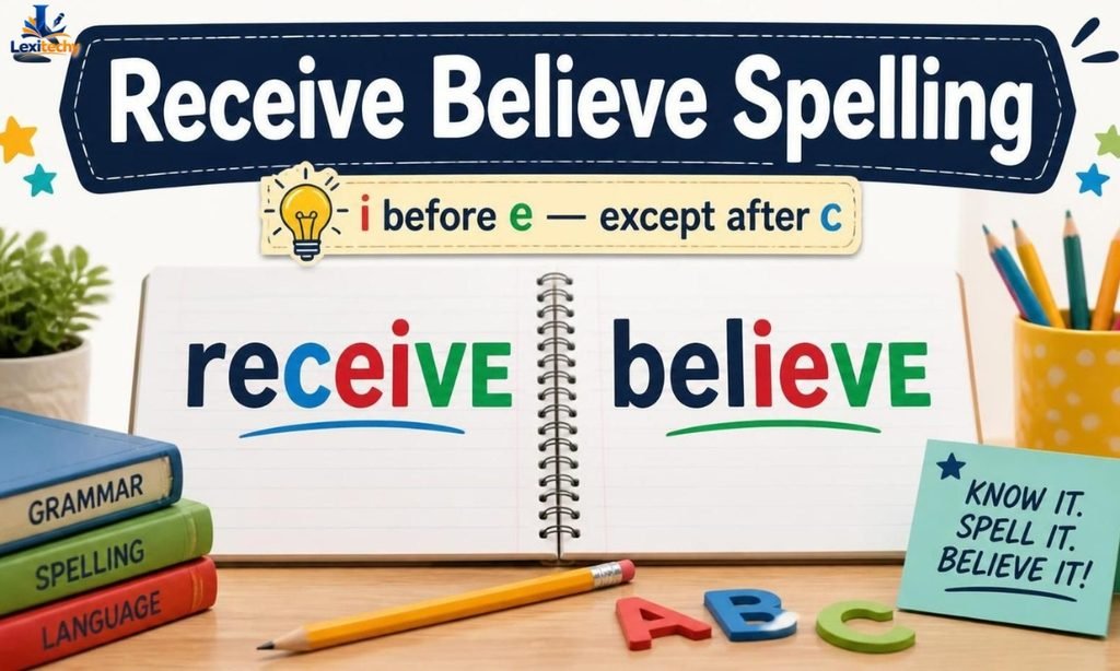 Receive Believe Spelling