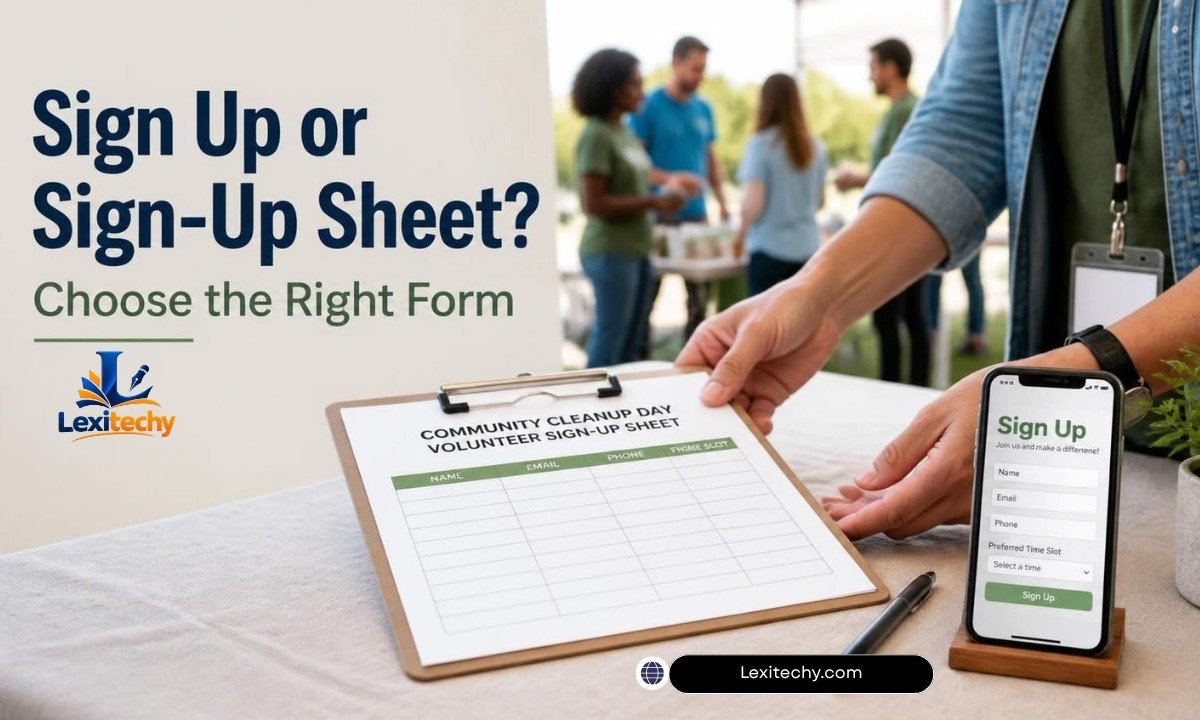 Sign Up or Sign Up Sheet