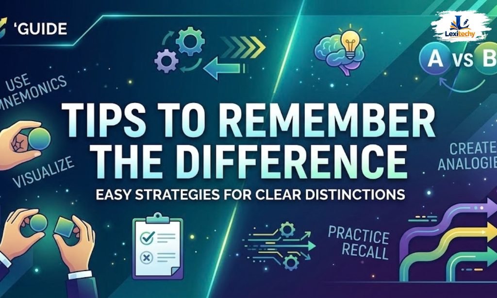 Tips to Remember the Difference