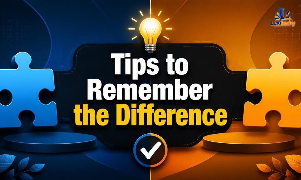 Tips to Remember the Difference