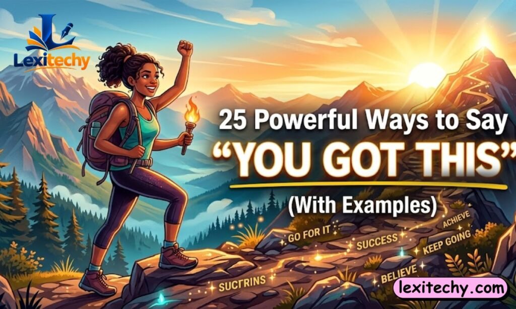 25 Powerful Ways to Say "You Got This" (With Examples)