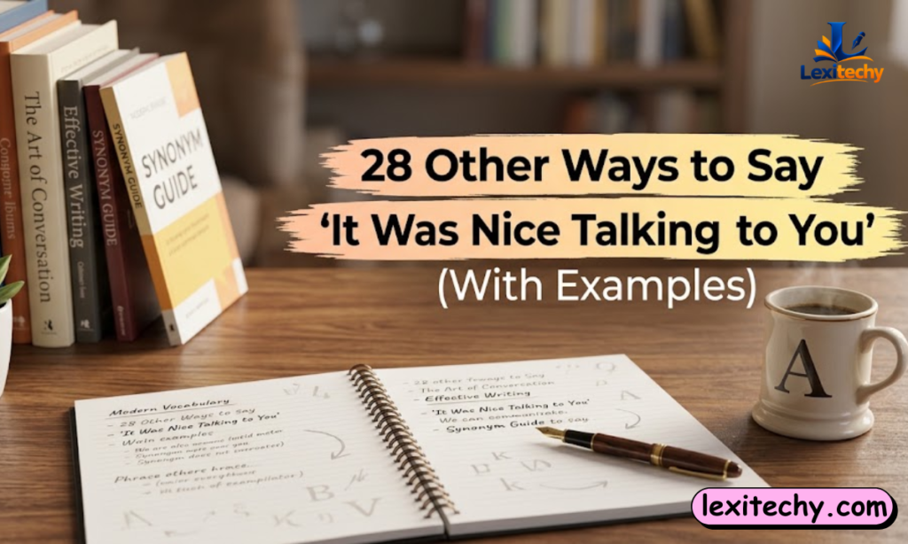 28 Other Ways to Say It Was Nice Talking to You (With Examples)