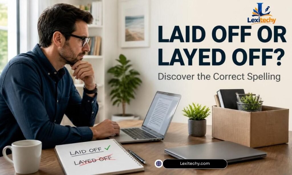 Laid Off or Layed Off