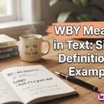 WBY Meaning in Text Simple Definition & Examples