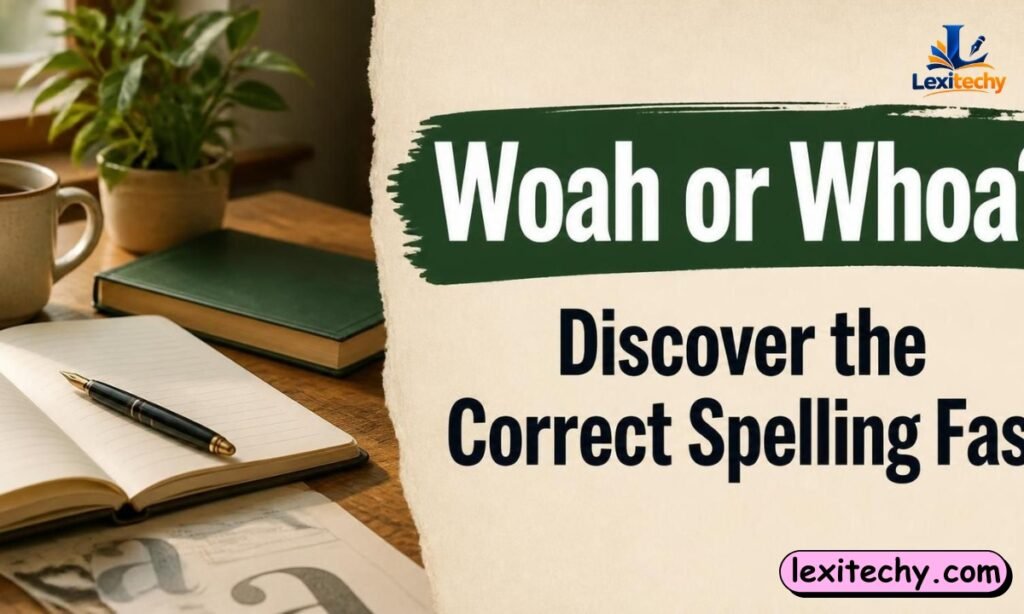 Woah or Whoa Discover the Correct Spelling Fast